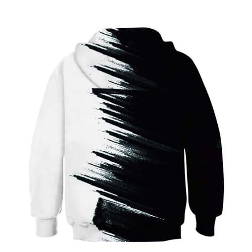 DDAPJ pyju Boys Hoodies Kids Colorblock Hooded Sweatshirts Fall Winter Long Sleeve Casual Fleece Pullover 4-14 Years2