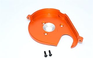 Axial Yeti XL Monster Buggy Upgrade Parts Aluminum Spur Gear Cover Plate - 1Pc Set Orange