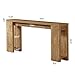 Little Tree 70.9-Inch Long Console Table, Narrow Sofa Table Behind The Couch, Farmhouse Console Table for Living Room, Entryway, Hallway
