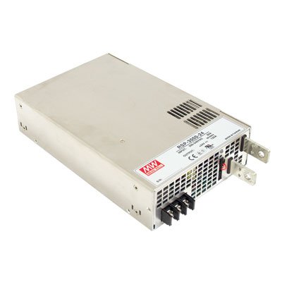 MEAN WELL RSP-3000-48 Enclosed Switching AC-to-DC Power Supply, Single Output, 48V, 0-62.5A, 3000W, 2.5