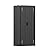 Patiowell 28 Cuft Outdoor Storage Cabinet, Metal Storage Shed with Lockable Door & 3 Adjustable Shelves, Indoor Outdoor Vertical Waterproof Tool Shed for Backyard Garden Patio, Black