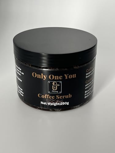 Image of Only 1 U Beauty Coffee Body Scrub – Exfoliating Coffee Scrub with Glycerin & Baking Soda for Smooth Skin, Cellulite & Stretch Marks – 250g