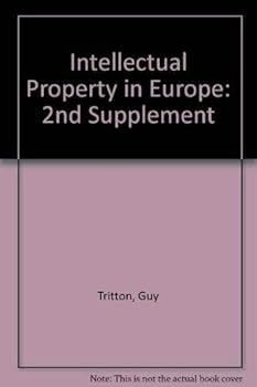 Paperback Intellectual Property in Europe: Supplement 2 Book