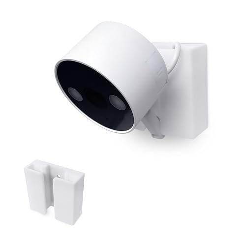 Wall Mount for TP-Link Tapo C120 Camera – Easy Install Custom Fit Bracket with 3M Tape & Screws for Secure Mounting – Better Viewpoint & Stability – by Brainwavz