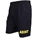 Fox Outdoor Products Army Running Shorts, Black, Large