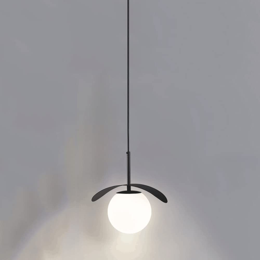Lustre de luxe en laiton et verre pour éclairage chic de chevet