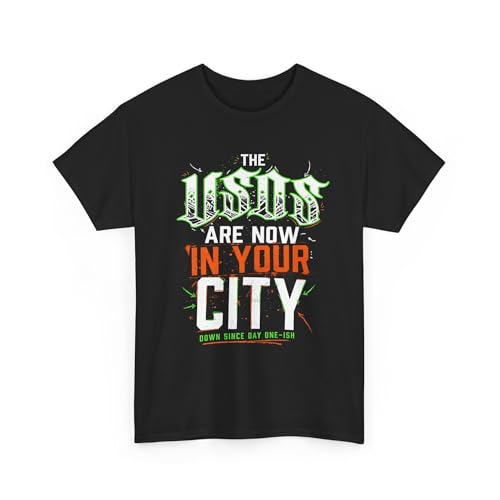 The Usos Since Day One Tshirt Jey Jimmy USO Pro Wrestling Adult T-Shirt Tee Shirt for Man Woman Black