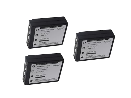 ChoyoqeR 3PCS BA223000, BA223030, FUB6 Replacement Battery for Radiomatic Keynote, Linus 4, Micron 4/5/ 6/7, Patrol D, Quadrix, Vector Pro Ni-MH 2000mAh/3.6V