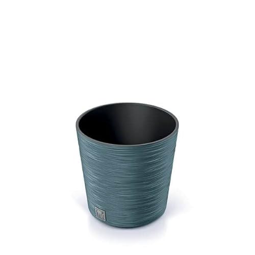 Gardening Naturally Fora Flowerpots, Stylish and Durable Plant Pots for Indoor and Outdoor Use (Round Pot 30cm - Blue)