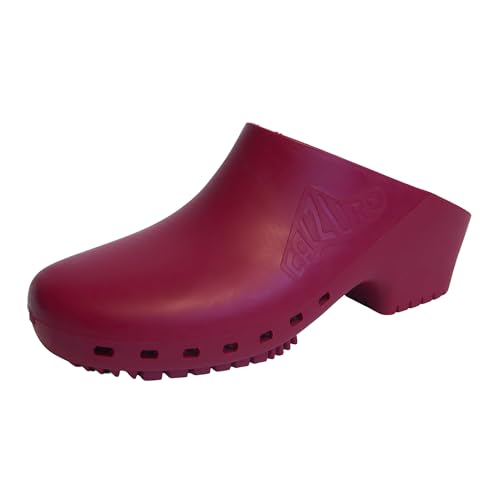 Image of CALZURO Classic Work Clogs Without Holes - Unisex Nursing Clogs - Non Slip Shoes - Autoclavable Rubber Kitchen Shoes for Women and Men -