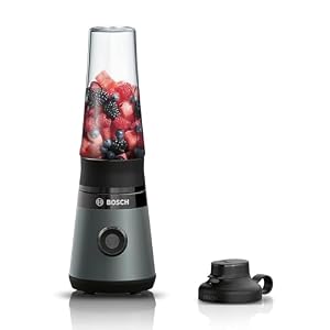 Bosch VitaPower Series 2 MMB2111SG Mini Blender BPA-free ToGo Bottle 450 W Silver Stainless Steel