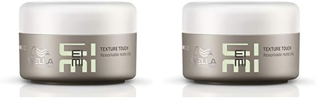 Wella Professionals EIMI - Gel de Peinado Cera Fijadora Mate para Trabajar el Cabello Fijación Suave TEXTURE TOUCH - 75ml (Paquete de 2)