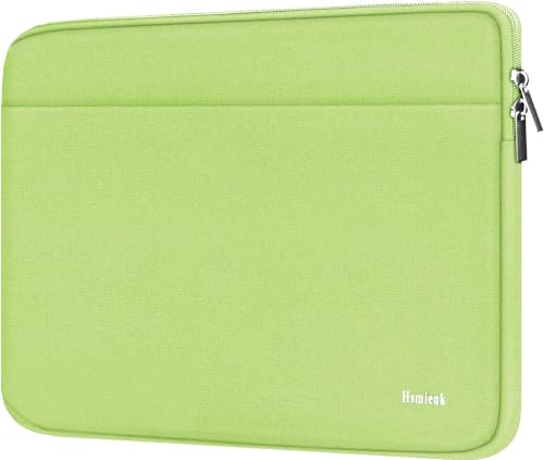 Image of Laptop Case 14 inch, Shockproof Protective Notebook Cover Bag with Accessory Pocket, Durable Carrying Laptop Sleeve Compatible for MacBook HP Lenovo Dell Asus Acer, Light Green