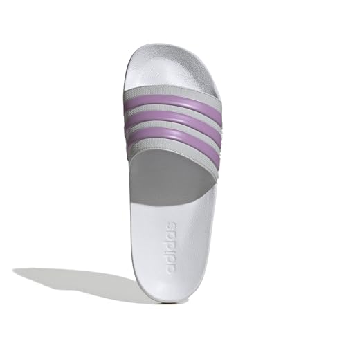 adidas adidas Unisex-Adult Adilette Shower, Grey/Preloved Purple/Grey, 10