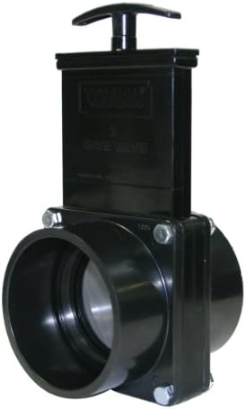 Valterra 5301 ABS Gate Valve, Black, 3" Slip