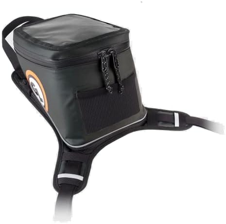 Giant Loop Fandango Tank Bag, Black Waterproof Motorcycle Tank Bag, 8-Liters Capacity, Fits Any Dirt Bike, Snow Bike, Adventure, Dual Sport & More