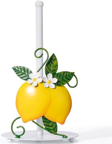 Lemon Paper Towel Roll Holder Countertop...