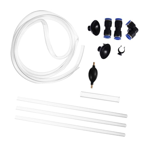 FONDOTIN Strong Suction Pump Fish Tank Water Clarifier Gravel Aquarium Water Changer Present for Fish Owners