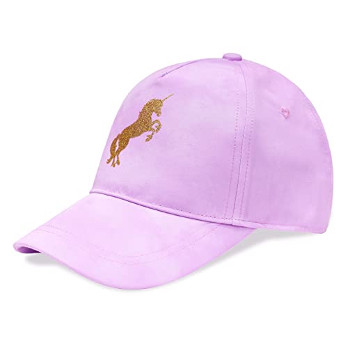 accsa Mädchen Basecap Einhorn Hut Verstellbar Baseballkappe Tie-Dye Trucker Sonnenhut Baseball Snapback Cap