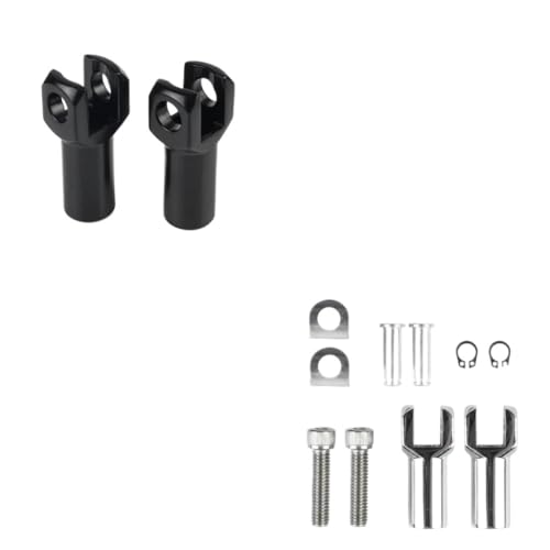 Repose-pieds passager moto universels pour support de fixation