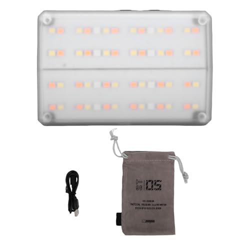 Lampe de camping orientable à 8 angles avec 7 niveaux de luminosité variables - 6