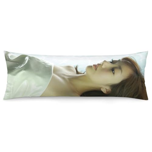 波瑠 2 枕カバー ロング枕カバー 両面印刷 柔らかく生地 横寝用抱き枕 向き寝 室内装飾 20"x54"