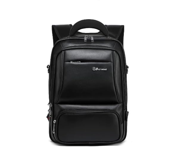 Mochila Executiva De Couro Impermeável Estilosa e Confortável Swat Para Notebook