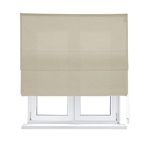 VIEWTEX | Estor Plegable Traslúcido Sack Rústico Gris 90 X 210cm | Fabricado en España | Garantia 5 años