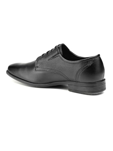 Image of Lee Cooper LC2157B3R Men's Leather Derby Formal Shoes | Lightweight, Comfortable & Stylish Lace-Ups for Office, Business