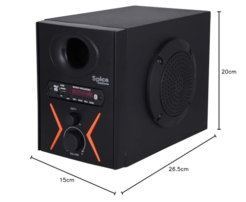 Image of Series F-450VV Model 4.1 New Home Theater System USB & FM Multimedia Speaker System with Bluetooth (Black)