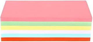 ewtshop® Moderationskarten, rechteckig, 200 x 100 mm, 250 St. 6 Farben, stabiles 180 g Papier