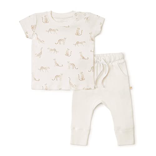 Makemake-Organics-Organic-Baby-Toddler-Kids-Separates-Set-Two-Piece-Sets-Boys-Girls-Gender-Neutral-Pants-Graphic-Tee-Set