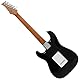 Tiger ELG-BK E-Gitarre in Full Size – Hals aus Hitzebehandeltem Ahorn, Vielseitige SSS-Tonabnehmer - Schwarz – Für alle Musikstile Geeignet
