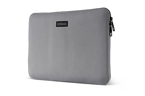 Nilox, Sleeve Grigia 14, Borsa Porta PC 14 Compatta e Leggera, Peso 120 Grammi, Dimensioni 36.5 x 27 x 3 cm (LxAxP), 5 Colorazioni Disponibili, Colore Grigio