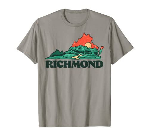 Richmond Virginia Mountains Blue Ridge Outdoors Graphic Camiseta