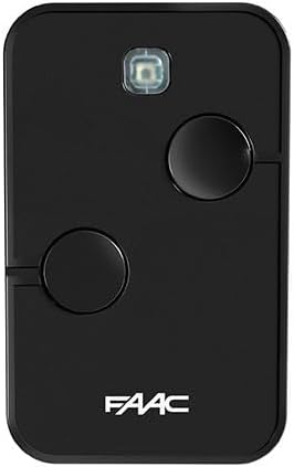 FAAC XTO2 868 MHz 2 csatornás távirányító adó - 787030 SLH-DS - fekete