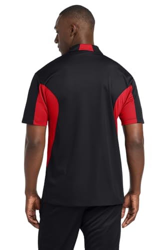 Polo unisex Sport-Tek con bloqueo lateral en micropiqué y tecnología Sport-Wick miniatura 3