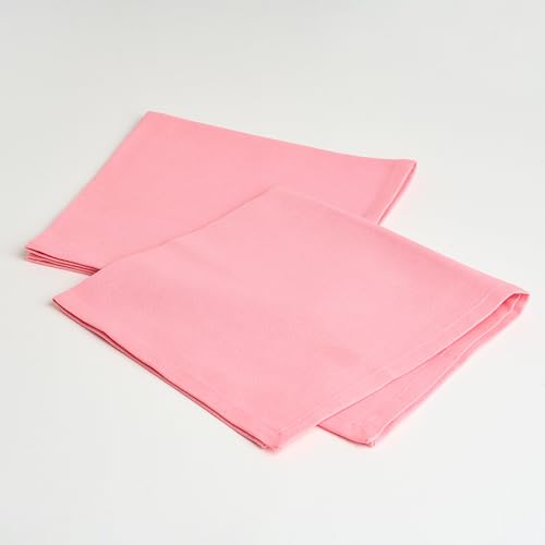 Set de 6 Servilletas de Tela Rosa 18x18 Pulgadas Algodón miniatura 3