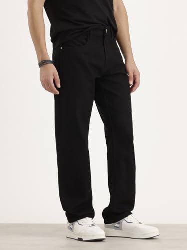 Image of WROGN Men's Anti Fit Jeans | Mid Rise | Jeans for Man