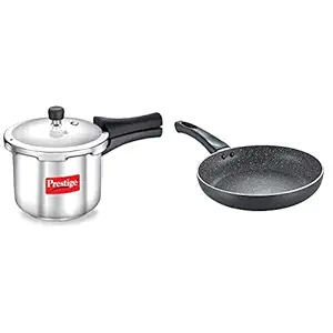 Prestige Induction Base Stainless Steel Pressure Cooker and Fry Pan