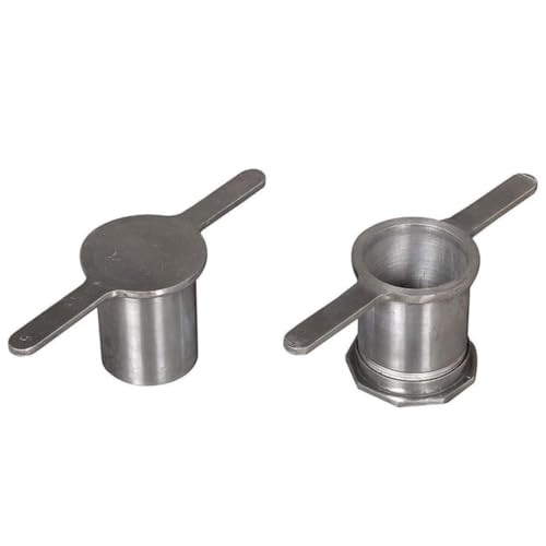 Image of Aluminium Kitchen Press Sev Sancha, Chakali /Murukku Janthikulu /Snacks Maker Machine Sev Chakli Gathiya Sevaia Maker with Removable Bottom - 4 No. (Silver Colour)