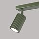 SOLLUX lighting Deckenlampe Deckenleuchte Deckenstrahler Aluminium 2 Flammig 30 x 6,5 x 16,5 cm Karbon Olivgrün