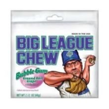 Big League Chew Grape Bubblegum, 2.12 Ounce - 12 per pack - 9 packs per case.