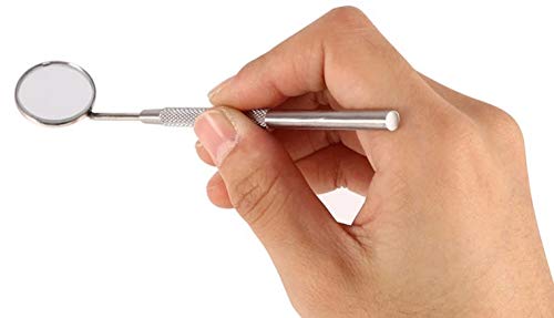 Espejo dental de acero inoxidable 16 cm para dentista
