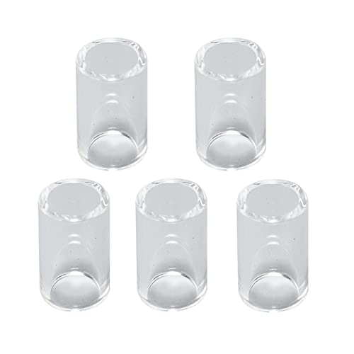 Image of RIVERWELD TIG Glass Cups Clear Quartz Nozzle 2P8GS 9 /16 inch 14mm 5pcs