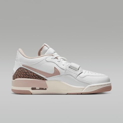 Air Jordan Legacy 312 Low Women's Shoes (FQ7827-116, White/Archaeo Brown/Sail/Pink Oxford)3
