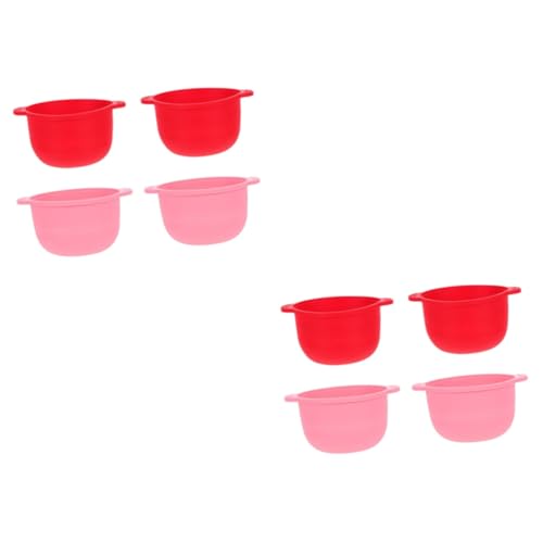 Perles de cire dure et bols chauffants de cire en silicone minkissy pour kit d'épilation corps