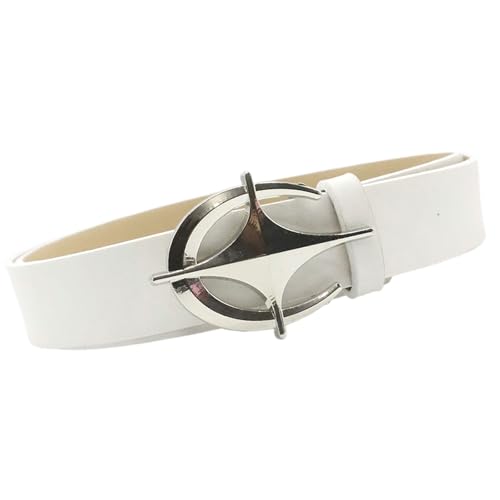 Star Buckle Belt Aesthetic PU Belt Waistband Fashion Skinny Belt For Pants Jeans Elegant Adult 2000s Waiststrap