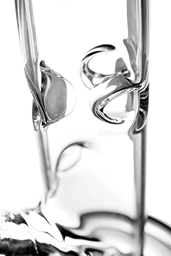 Heisenberg Glasbong TX Burner 38cm Wasserpfeife NS19 (mit Eisfach) – Bild 5