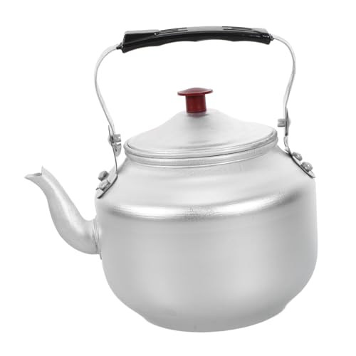 Housoutil Aluminum Alloy Teapot Filter Stovetop Kettle Tea Kettle Pot Tea Supply Random Color